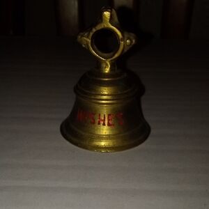 Sarnia 1960s Temple Bell Inscribed Best Wishes